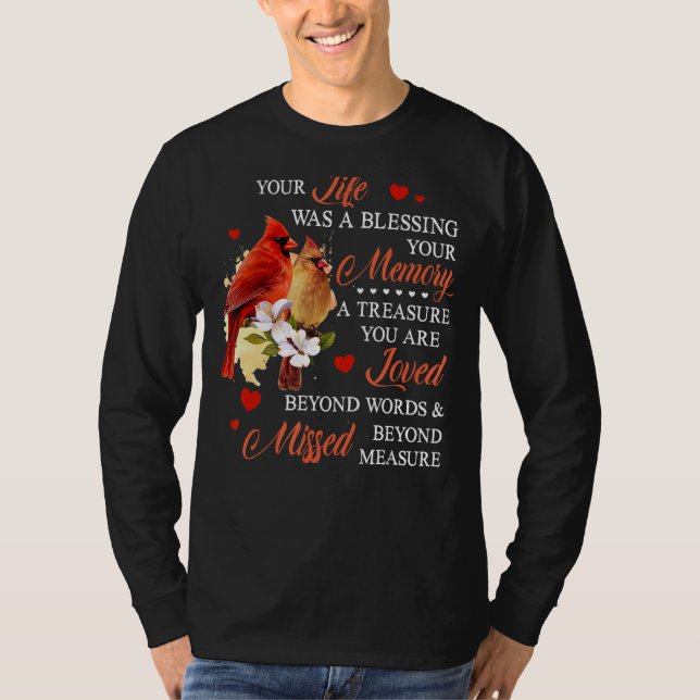T-shirt Ta Vie Était Une Bénédiction (Devant)