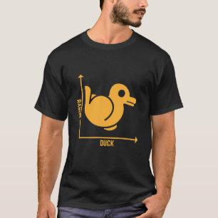 T-shirt Tabbit Duck Graph Math Pun Étudiant Enseignant Don