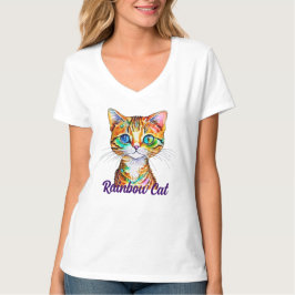 T-shirt Tabby Kitty toujours coloré