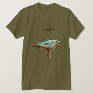 T-shirt Table de billard
