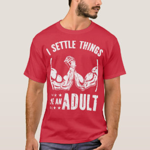 T-shirt Table de lutte contre les bras Amusants Lutte cont