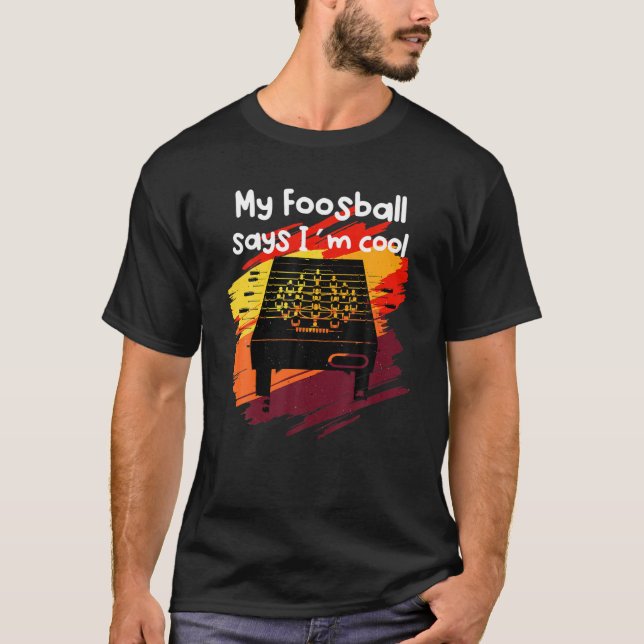 T-shirt Table Funny Foosball (Devant)