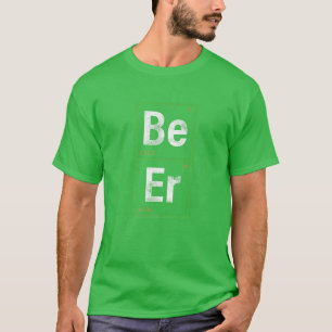 T-shirt Table périodique Beer Day Green Irelan