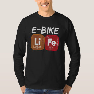 T-shirt Table périodique de vélos électriques E Bike Life