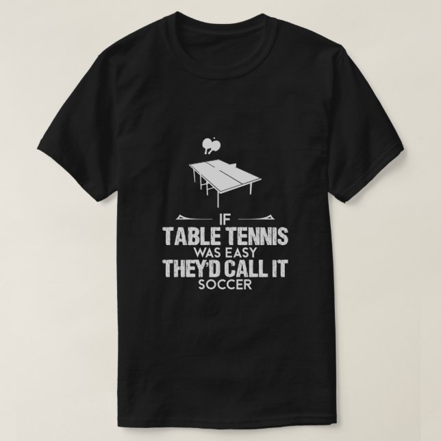 T-shirt Table Tennis Drôle Design Pour Cadeau 2 (Design devant)