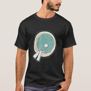T-shirt Table tennis I ping pong sport tenue retro vinta
