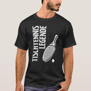 T-shirt Table Tennis Legend Pimple Table Tennis Player Tab