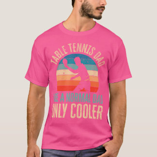 T-shirt Table Tennis Papa Ping Pong Player Fête des pères
