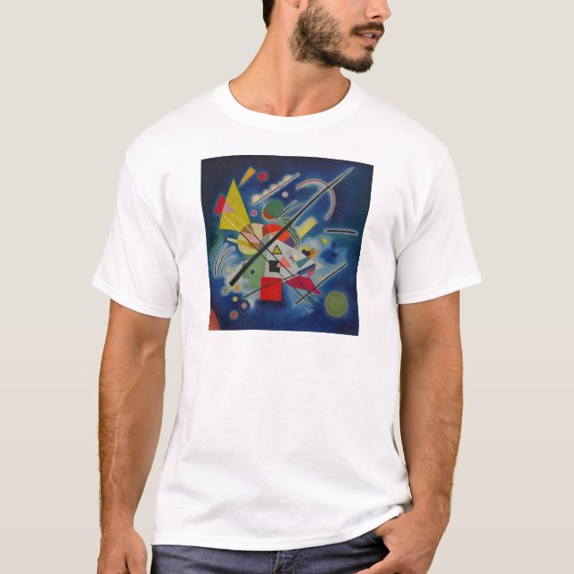 T-shirt Tableau bleu de Kandinsky (Devant)