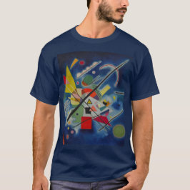 T-shirt Tableau bleu de Kandinsky Navy Bleu