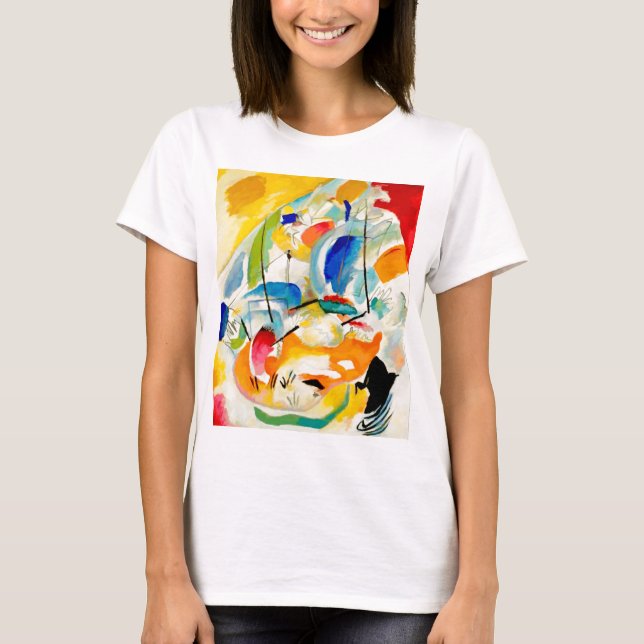 T-shirt Tableau de bataille maritime de Kandinsky 1913 (Devant)