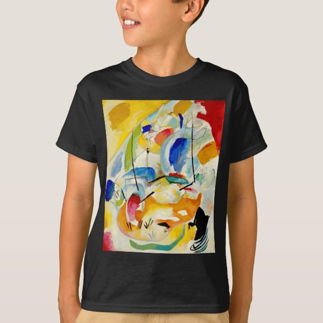 T-shirt Tableau de bataille maritime de Kandinsky 1913 (Devant)