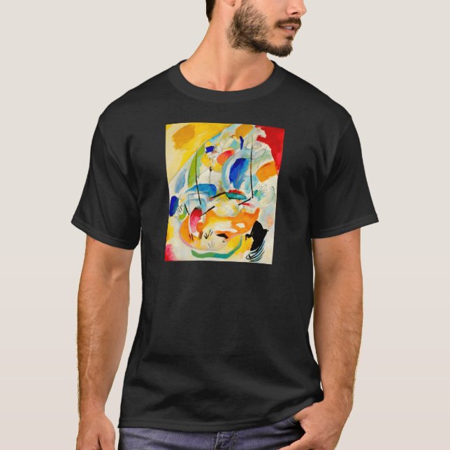 T-shirt Tableau de bataille maritime de Kandinsky 1913 (Devant)