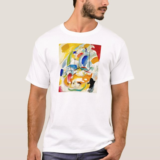 T-shirt Tableau de bataille maritime de Kandinsky 1913 (Devant)