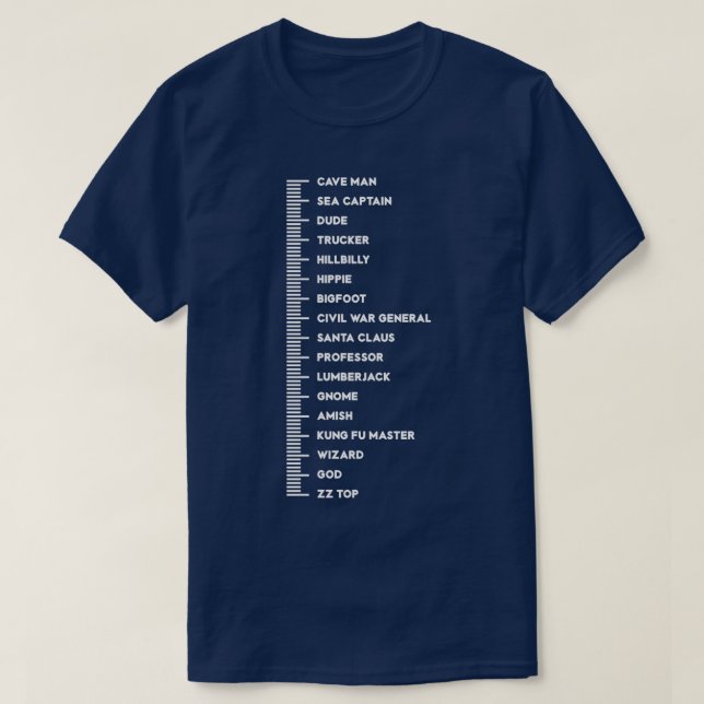 T-shirt Tableau de bord Drôle mesure (Design devant)