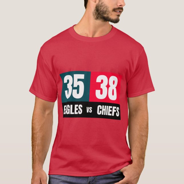 T-shirt Tableau de bord du Super Bowl 57 (Devant)