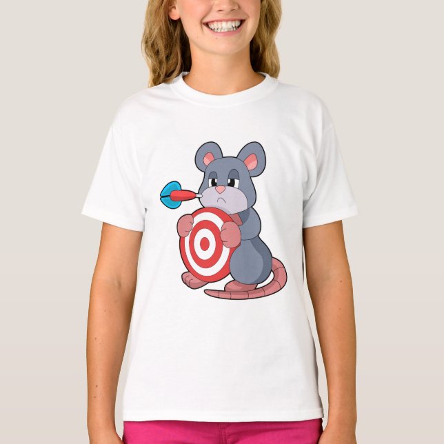 T-shirt Tableau de bord fléchettes de souris (Devant)
