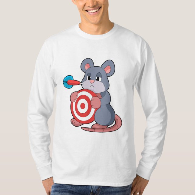 T-shirt Tableau de bord fléchettes de souris (Devant)