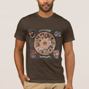 T-shirt Tableau des péchés mortels., par Hieronymus Bosc