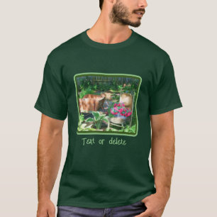 T-shirt Tableau Jardin Fleur Personnalisé