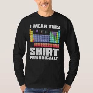T-shirt Tableau périodique Chimie de l'idée scientifique