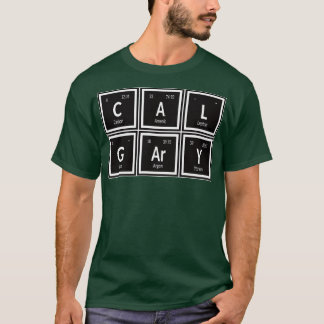T-shirt Tableau périodique de Calgary