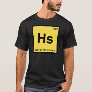 T-shirt Tableau périodique de la chimie des Huevos Rancher