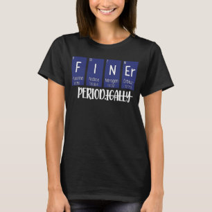 T-shirt Tableau Périodique de la Vie Finer Zeta Phi Line