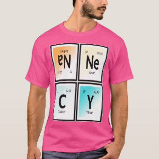 T-shirt Tableau périodique de la ville d'Annecy