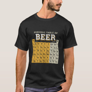 T-shirt Tableau Périodique De L'Esquisse De Bière