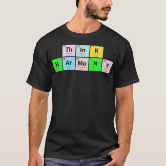 T-shirt Tableau périodique de l'harmonie