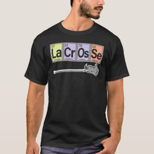 T-shirt Tableau Périodique Des Éléments Lacrosse Player Sp