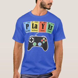 T-shirt Tableau Périodique Drôle Des Éléments Vidéo Gamer