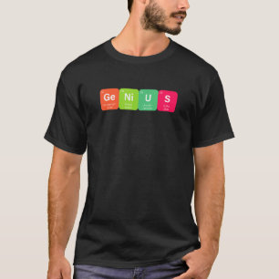 T-shirt Tableau périodique Éléments géniques Science Chimi