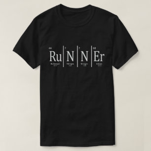 T-shirt Tableau périodique Marathon Coureurs Science