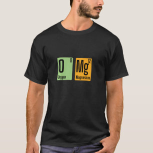 T-shirt Tableau Périodique Omg En Chimie