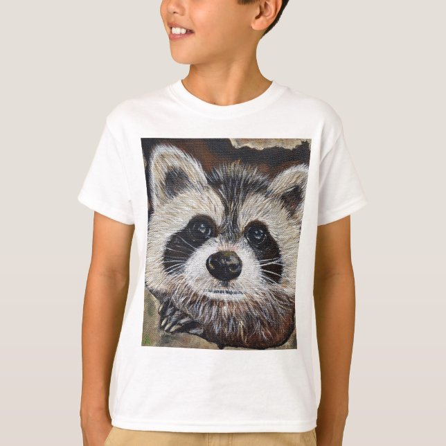 T-shirt Tableau Raccoon (Devant)