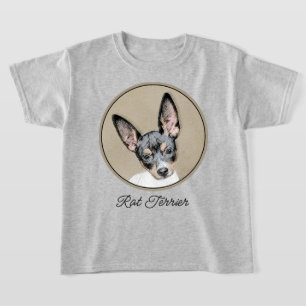 T-shirt Tableau Rat Terrier - Cute Original Chien Art