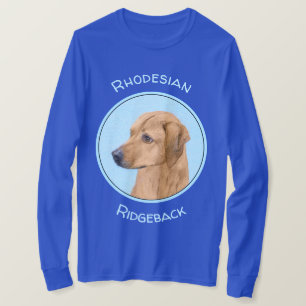 T-shirt Tableau Rhodesian Ridgeback - Art Chien original