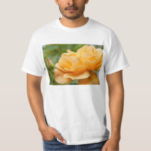 T-shirt Tableau Rose orange