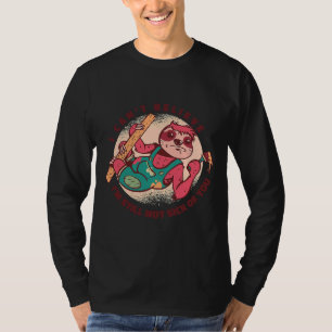 T-shirt Tableaux Sloth Funny Animal Nap Sloth 15