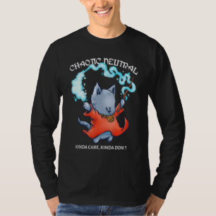 T-shirt Tablette neutre chaotique Jeux RPG Dragon de donjo