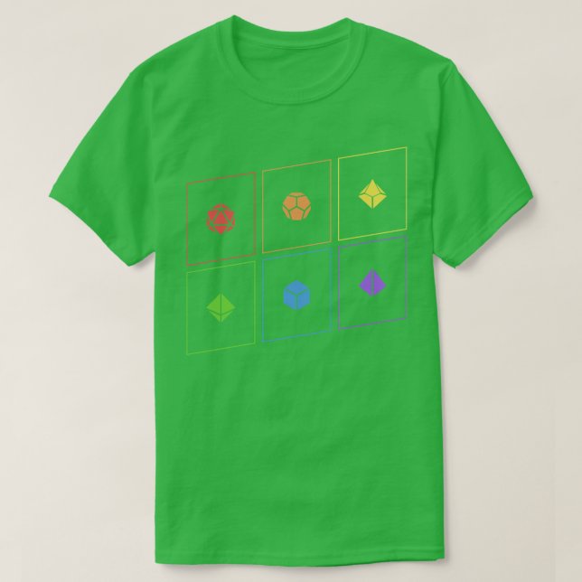T-shirt Tablette RPG polyédrique D20 (Design devant)