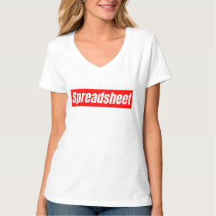 T-shirt Tableur - Comptable drôle