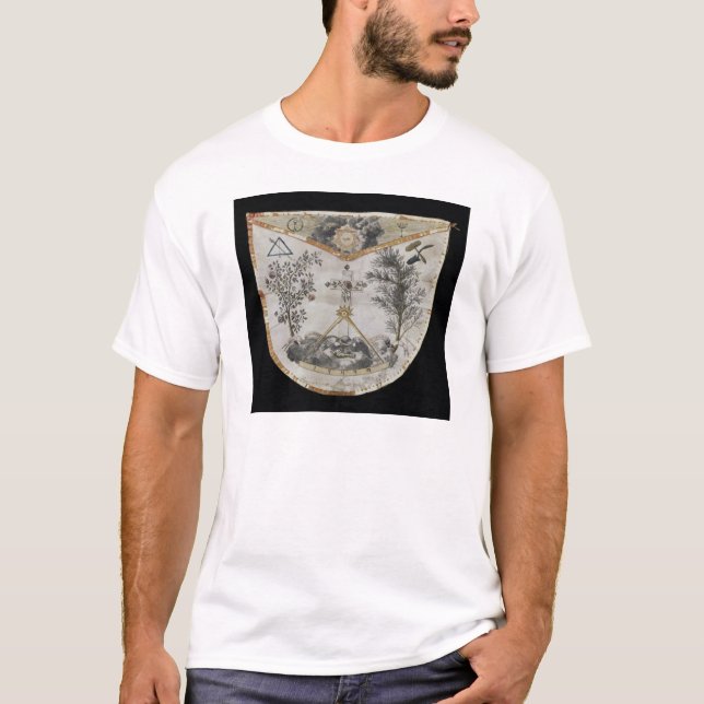 T-shirt Tablier d'un maître de l'ordre du Rose-Croix (Devant)