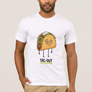 T-shirt Tac-Out Humeur – Blague de Taco Épuisé Drôle