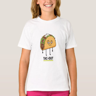 T-shirt Tac-Out Humeur – Blague de Taco Épuisé Drôle
