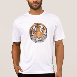 T-shirt "Tache de tigre" sur le blanc, art d'aquarelle