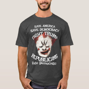 T-shirt Tache d'urine Trump T Shirt Cadavre Clown 80 81 82