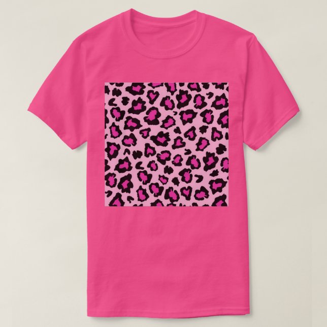T-shirt Taches léopards roses imprimé africain (Design devant)
